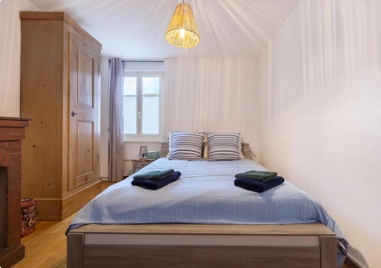 Colmar Appt familial à 3 min du centre - parking gratuit - Une chambre et 5 pers Esterno foto