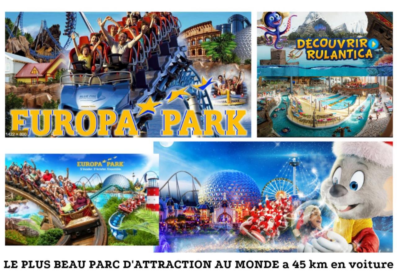 Colmar Appt familial à 3 min du centre - parking gratuit - Une chambre et 5 pers Esterno foto
